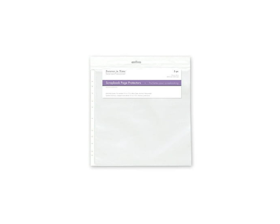 Forever in Time 12" x 12" Sheet Protectors: Archival x5pgs Heavyweight 0.06mm