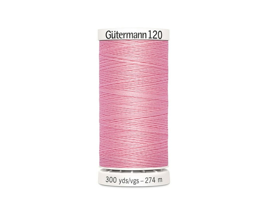 Gutermann 120 100% Polyester All Purpose Thread (Pink)