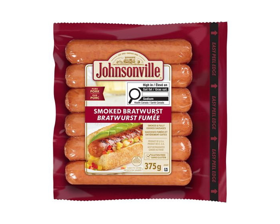 Johnsonville Gluten Free Smoked Bratwurst Sausage