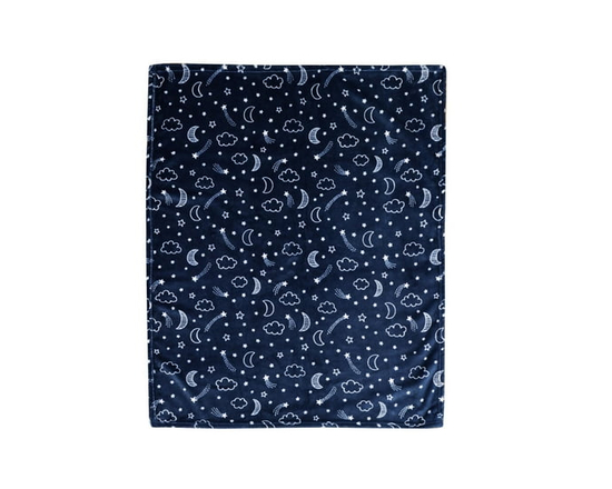 George Baby Plush Blanket (Navy)