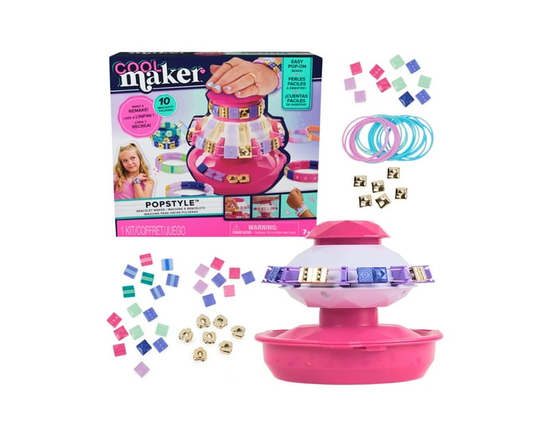 Cool Maker, PopStyle Bracelet Making Kit with 170 Beads, Make & Remake 10 (Packaging May Vary), Arts and Crafts Kids Toys for Ages 7 and up
