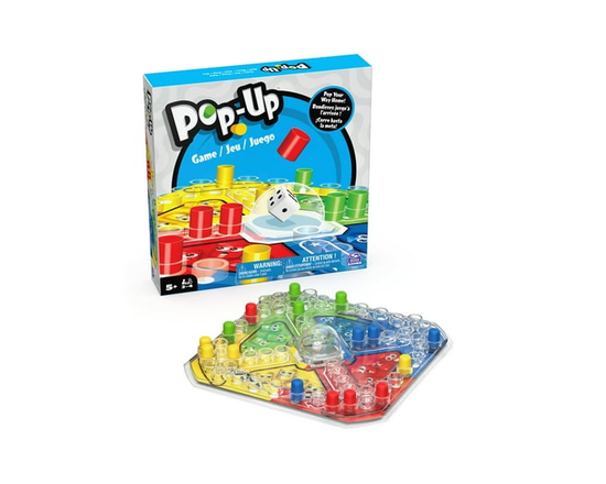 Spin Master Games, Jeu Pop-Up pour enfants, jeu de société coloré pour 2 à 4 joueurs, jeu familial, super cool, jeux amusants, pour les enfants à part