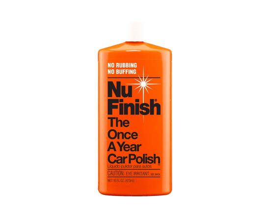 Nu Finish The Once A Year Car Polish, 16 oz. Bottle - 473 mL (Orange)