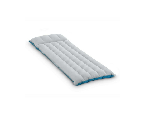 INTEX Camping Mat / Jr. Cot Camping Air Mattress, 26.5in x 72.5in x 6.75in - Twin
