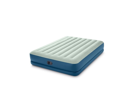 INTEX Dura-Beam® Prestige Air Mattress w/ Built-in USB-powered Pump, 15in. Queen