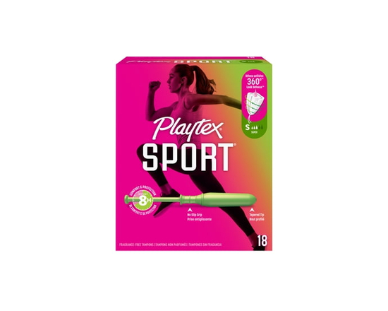 Tampons Playtex Sport à absorptivité Super - Non-parfumés, boîte de 18 - Super