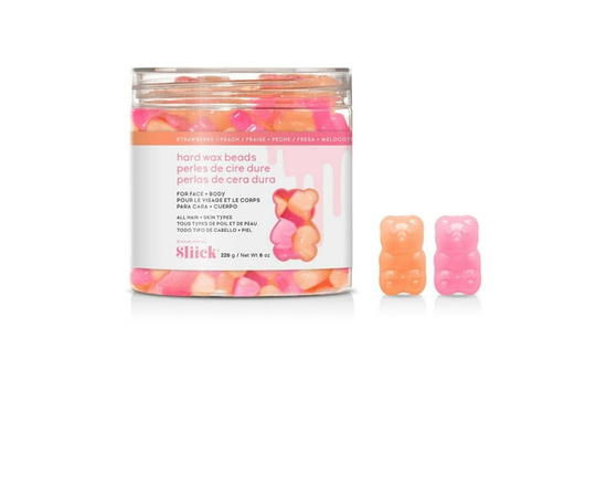 Sliick - Fraise + Peche - Perles de Cire Dure - Pour Le Visage Et Le Corps - 226g - 226g