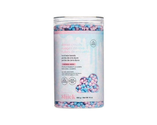 Sliick - Dream Clouds - Cotton Candy - Hard Wax Beads - For Face and Body - 16oz - 16 oz