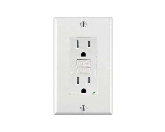 Decora 15Amp Temper-Resistant GFCI Receptacle