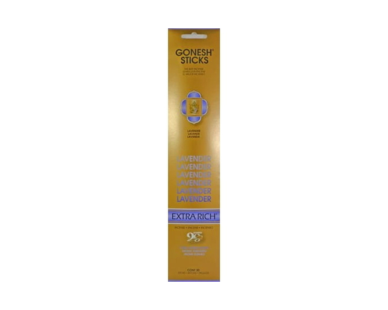 Gonesh Incense Sticks - Lavender