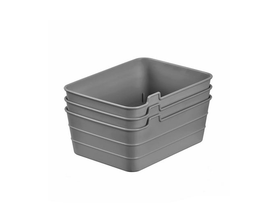 3 Pack Rectangular Mini Flex Bin - Mini