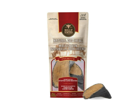 Peanut Butter Stuffed Cow Hooves - One Size