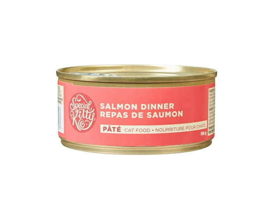 Special Kitty Salmon Dinner Pate Wet Cat Food, 156 G Can - 156 g