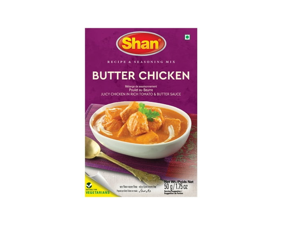Recette de poulet au beurre de Shan et mélange de masala - 50 g