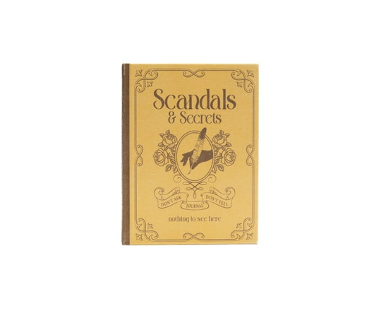 U Style Scandals and Secrets Book Cloth Casebound Journal, 6" x 8", 200 Sheets