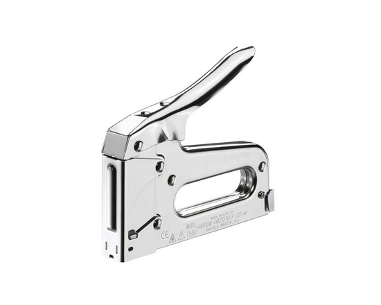 Arrow T50 Heavy Duty Staple Gun Manual Stapler Uses 1/4”, 5/16”, 3/8", 1/2", or 9/16” Staples