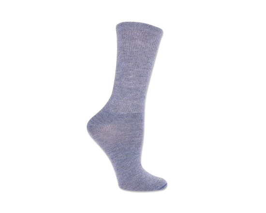 Dr. Scholl's Ladies Diabetic and Circulatory Crew Socks - 4 Pair Pack - soft, non-binding top and with temperature regulating technology - 4-10