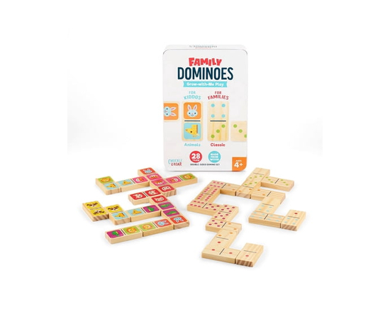 Chuckle & Roar Family Dominoes Game for Children Ages 4+ by Buffalo Games - As Pictures Shown
