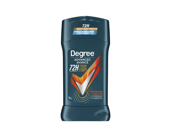 Degree Men Advanced Antiperspirant Stick 72H Protection Adventure, 76 g - 76 g