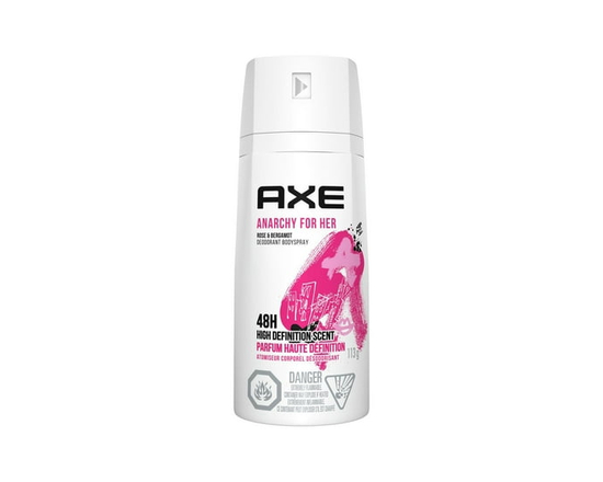 AXE Aluminum-Free Deodorant Body Spray Anarchy for Her, 113 g - 113g