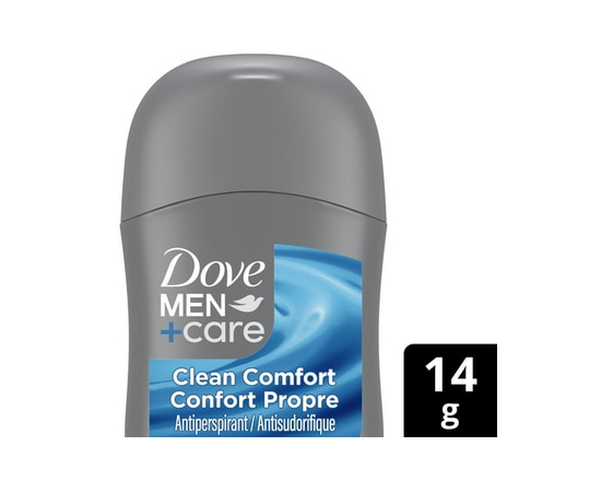 Dove Men+Care Antiperspirant Clean Comfort 72H Protection, 14 g - 14g