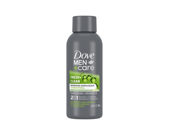Dove Men+Care 2-in-1 Shampoo + Conditioner Fresh + Clean, 89 ml - 89mL
