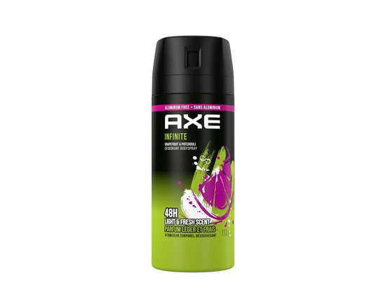 AXE Aluminum-Free Deodorant Body Spray Infinite Grapefruit & Patchouli, 113 g - 113 g