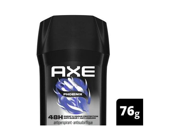 AXE Bâton Antisudorifique Protection 48 H Phoenix Menthe Broyée et Romarin, 76 g - 76 g