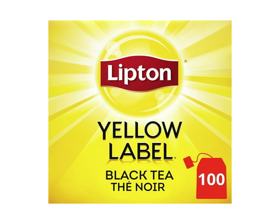 LPT YEL LBL BLK 100 bags - 100