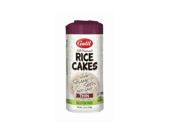 Galil Thin Rice Cakes W/ Sesame & Salt - 100g