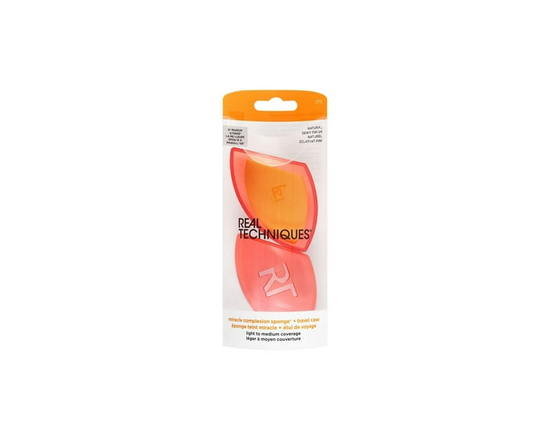 Real Techniques Miracle Complexion Sponge & Travel Case - 1 Count (Pack of 1)