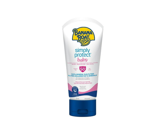 Banana Boat® Simply Protect™ Bébé Lotion Écran Solaire Minérale FPS 50+ - 150ml