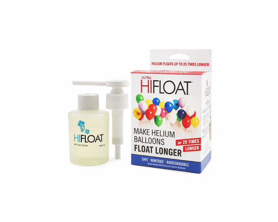 HiFloat Ultra Balloon Float Treatment Clear for Birthday Party Balloons