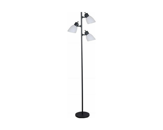 3-Light Tree Lamp - Black - 64in H X 17in W 9in L