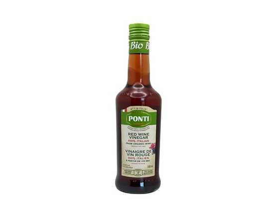 Ponti Vinaigre de Vin Rouge Biologique - 500 ml