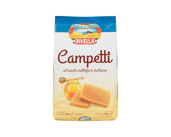 Divella Campetti Biscuits Italiennes au Miel - 400 g