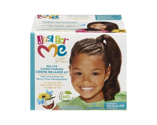 Just for Me No-Lye Conditioning Creme Relaxer Kit, Kids' Regular