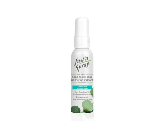 Just'a Spray Toilet Odor Eliminator, Ocean Mist, 55 ml, Pre-Poop Spray, up to 100 Uses - 55 mL