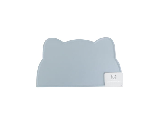 One Paw, Cat Shaped Silicone Food Mat for Pets, Perfect for Pet Food and Water Bowls