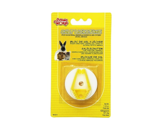 Living World Hamster Salt and Mineral Lickstone, 50g - Standard