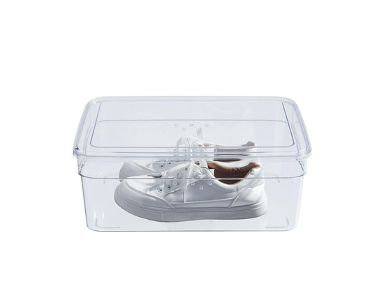 Boîte à chaussures en plastique Mainstays – Taille standard – Lot de 1 - 1