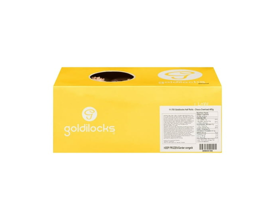 Goldilocks Famous Bakeshop Filipino Half Roll Chocolate Cake - 480 g