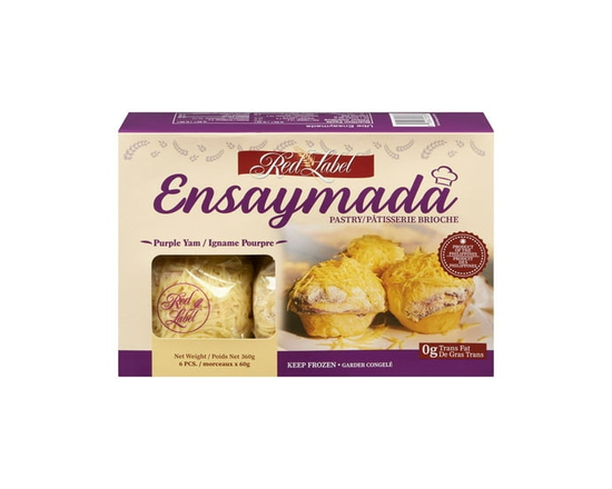 Red Label Ensaymada - Ube Filling - 480G