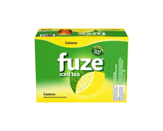 Fuze Lemon Iced Tea Cans, 341 mL, 12 Pack - 12X341