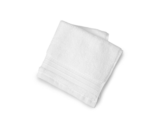 Ensemble de 6 serviettes de bain unies hometrends, jaune - 1 débarbouillette 13 x 13 po (Blanc)