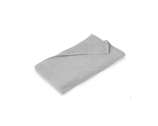 Drap de bain uni 100 % coton Home Trends, 1 pièce, 550 g/m², très absorbant et doux, gris clair - 1 serviette à main 16 x 28 po (Zone grise)