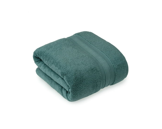 Drap de bain uni 100 % coton Home Trends, 1 pièce, 550 g/m², très absorbant et doux, violet foncé - 1 drap de bain 35 x 64 po (Sarcelle)