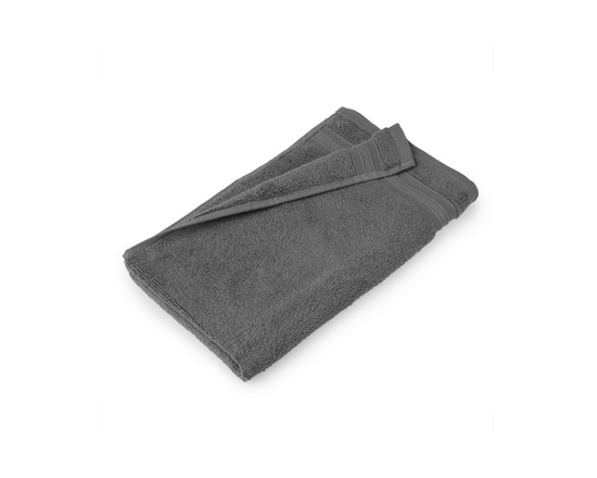 Serviette de bain unie 100 % coton Hometrends, 1 pièce, 550 g/m², ultra-absorbante et douce, violet foncé - 1 serviette à main 16 x 28 po (ANTHRACITE)
