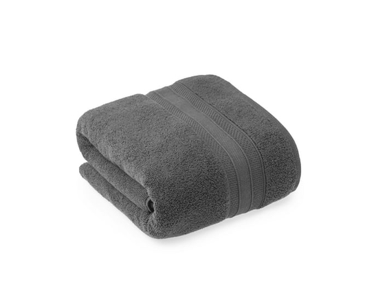 Drap de bain uni 100 % coton Home Trends, 1 pièce, 550 g/m², très absorbant et doux, bleu sarcelle foncé - 1 drap de bain 35 x 64 po (ANTHRACITE)