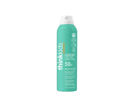 ThinkKids SPF 50 All Sheer Mineral Sunscreen Spray - 6 oz